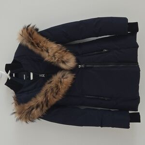Mackage Blue Down Coat XS
